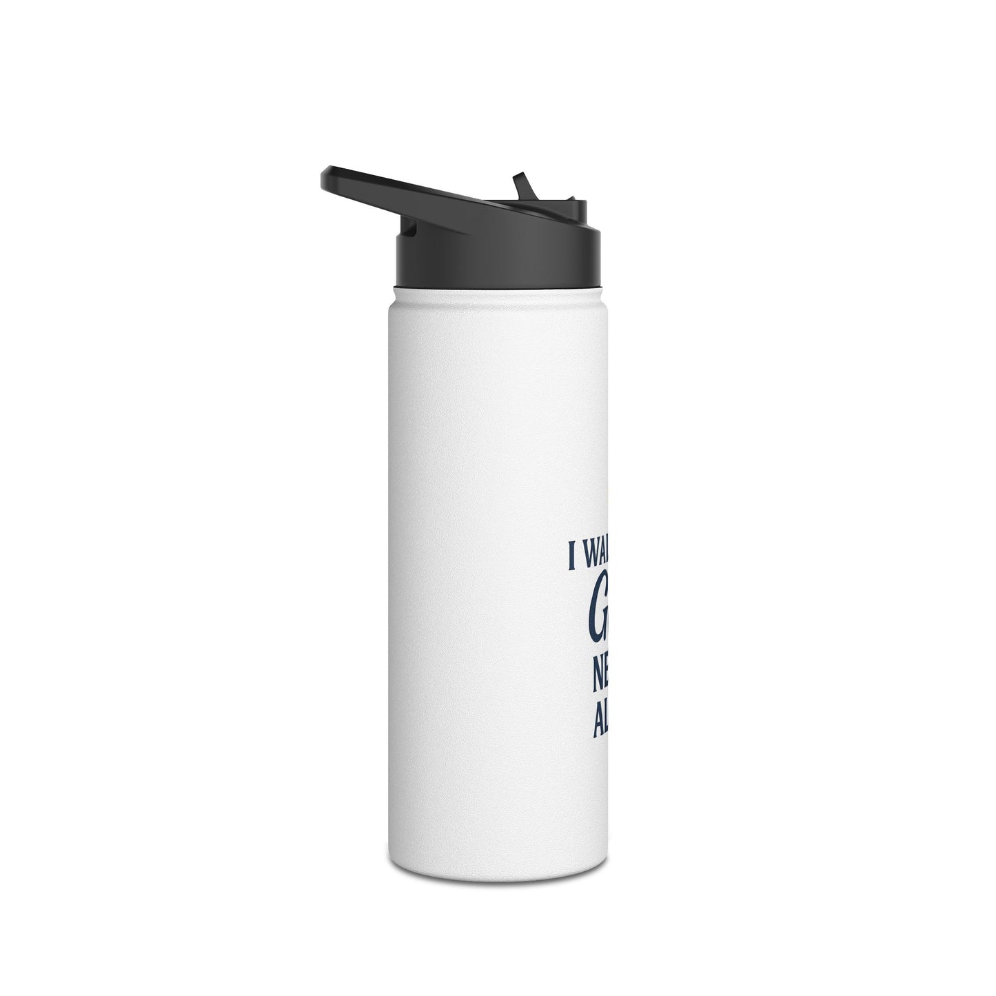 Faith-Inspired Stainless Steel Water Bottle (24oz)