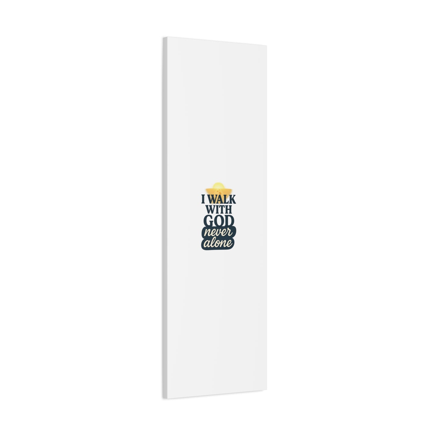 I Walk With God – Matte Canvas Wall Art