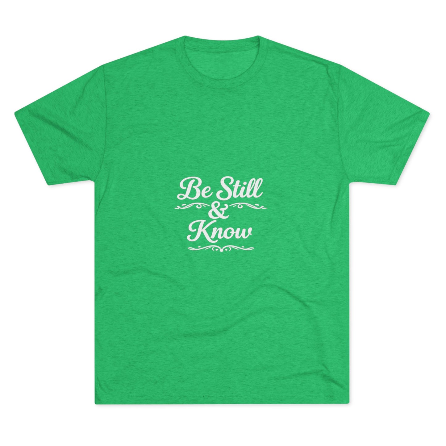 Be Still & Know Tshirt — Inspirational Christian Graphic T‑Shirt