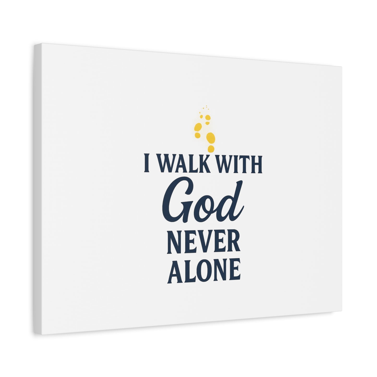 I Walk With God – Matte Canvas Wall Art