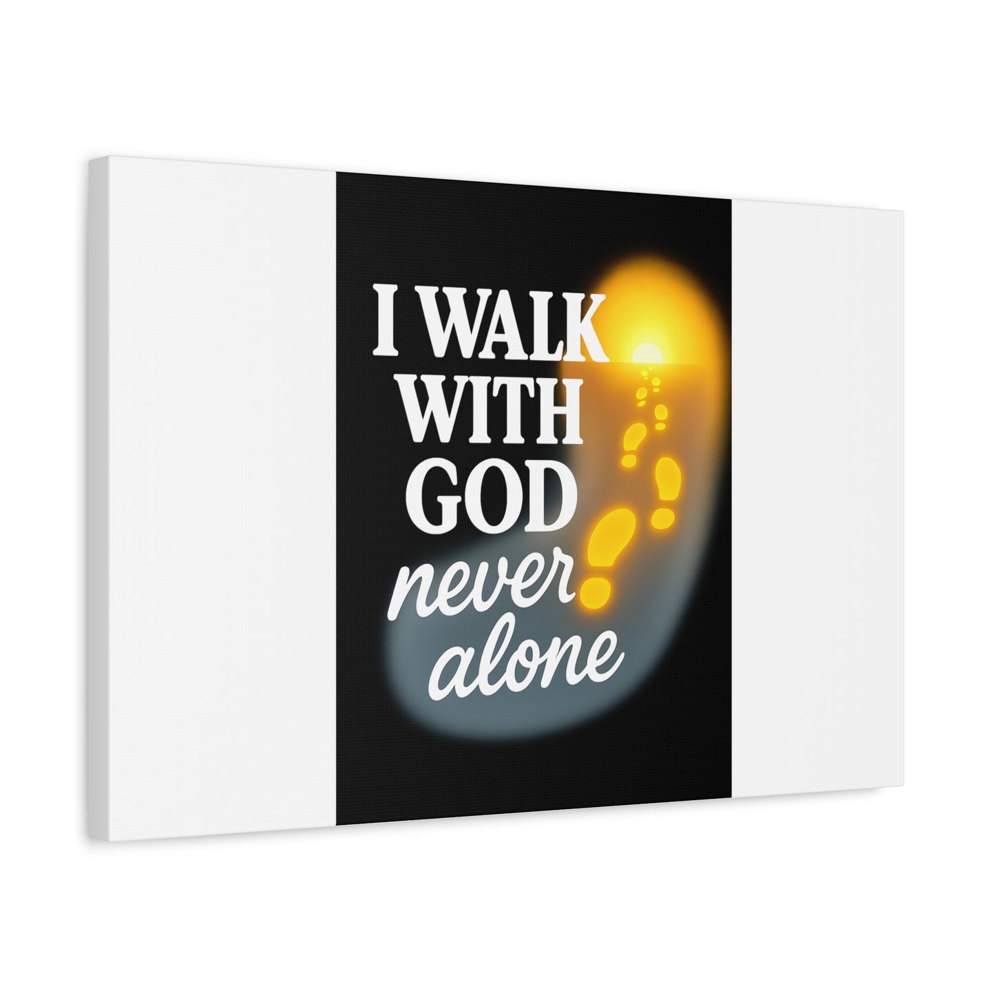 I Walk With God – Matte Canvas Wall Art