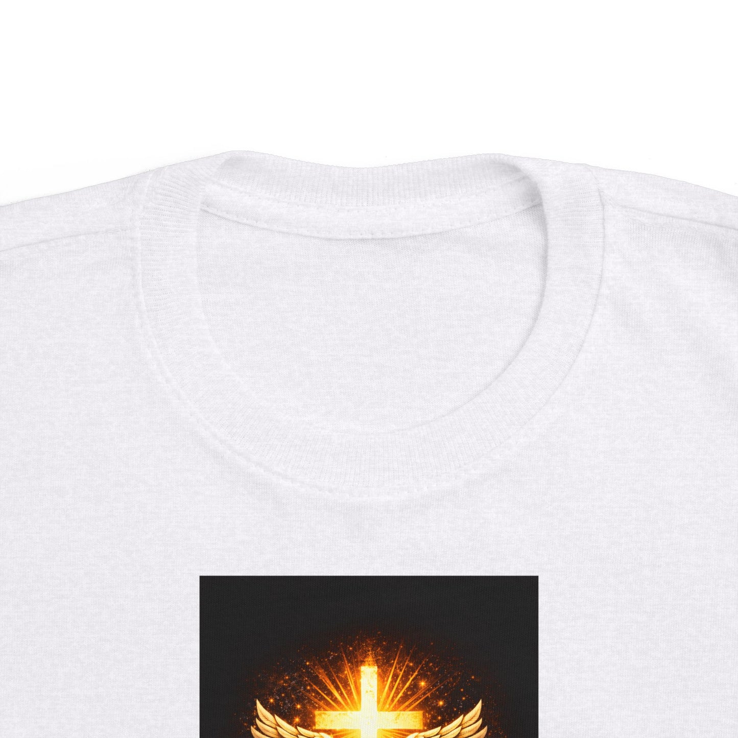 Toddler T‑Shirt — Jesus Saves, Flame Dove Christian Tee
