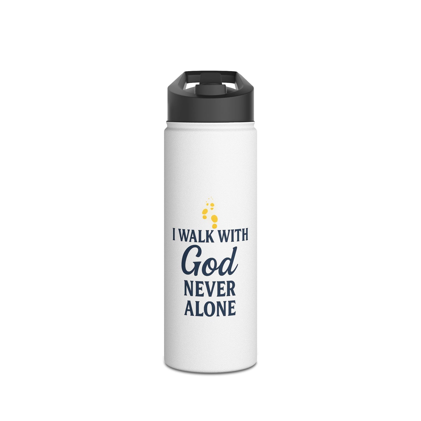 Faith-Inspired Stainless Steel Water Bottle (24oz)