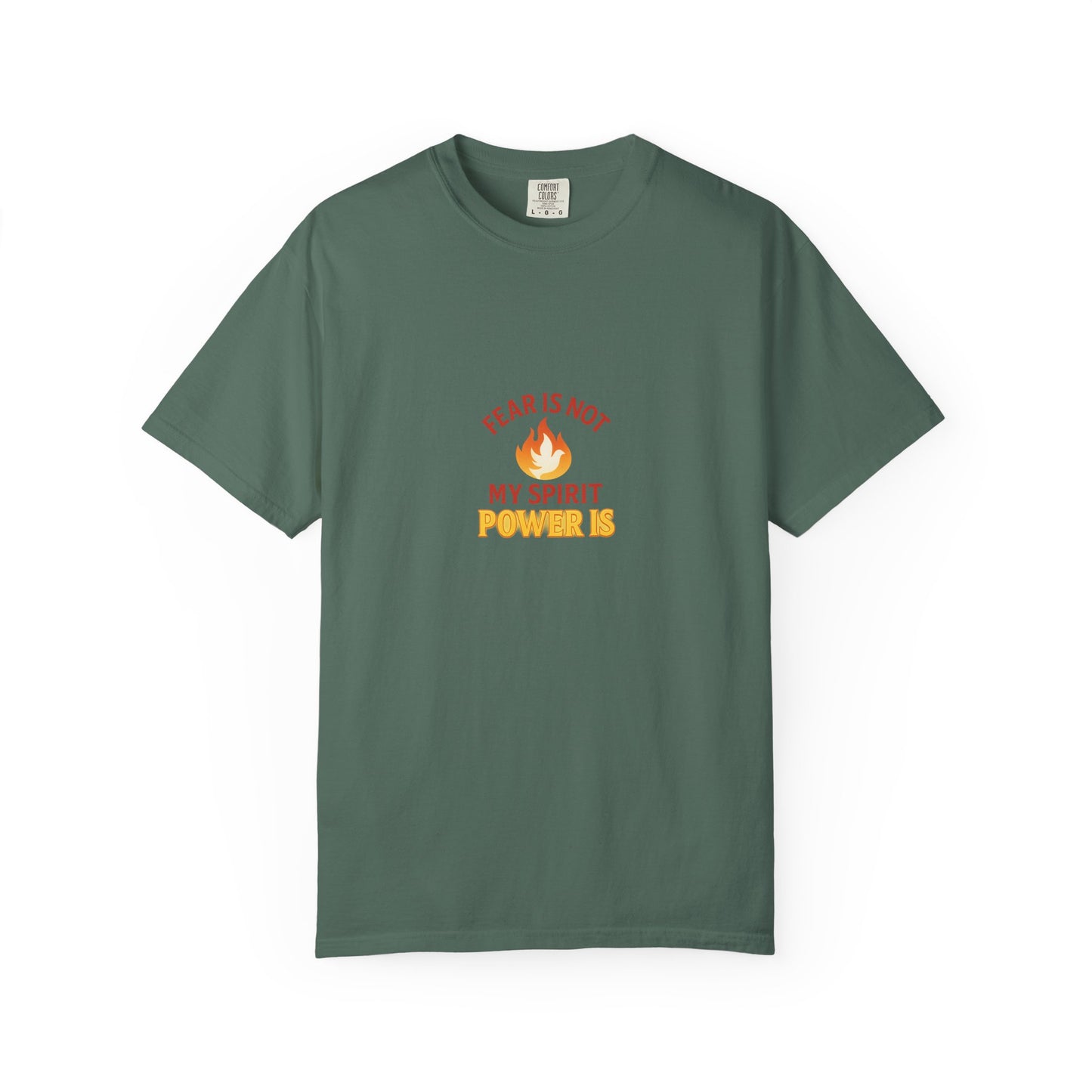 Fear Is Not My Spirit T-Shirt – Empowering Inspirational Unisex Tee for Everyday Confidence