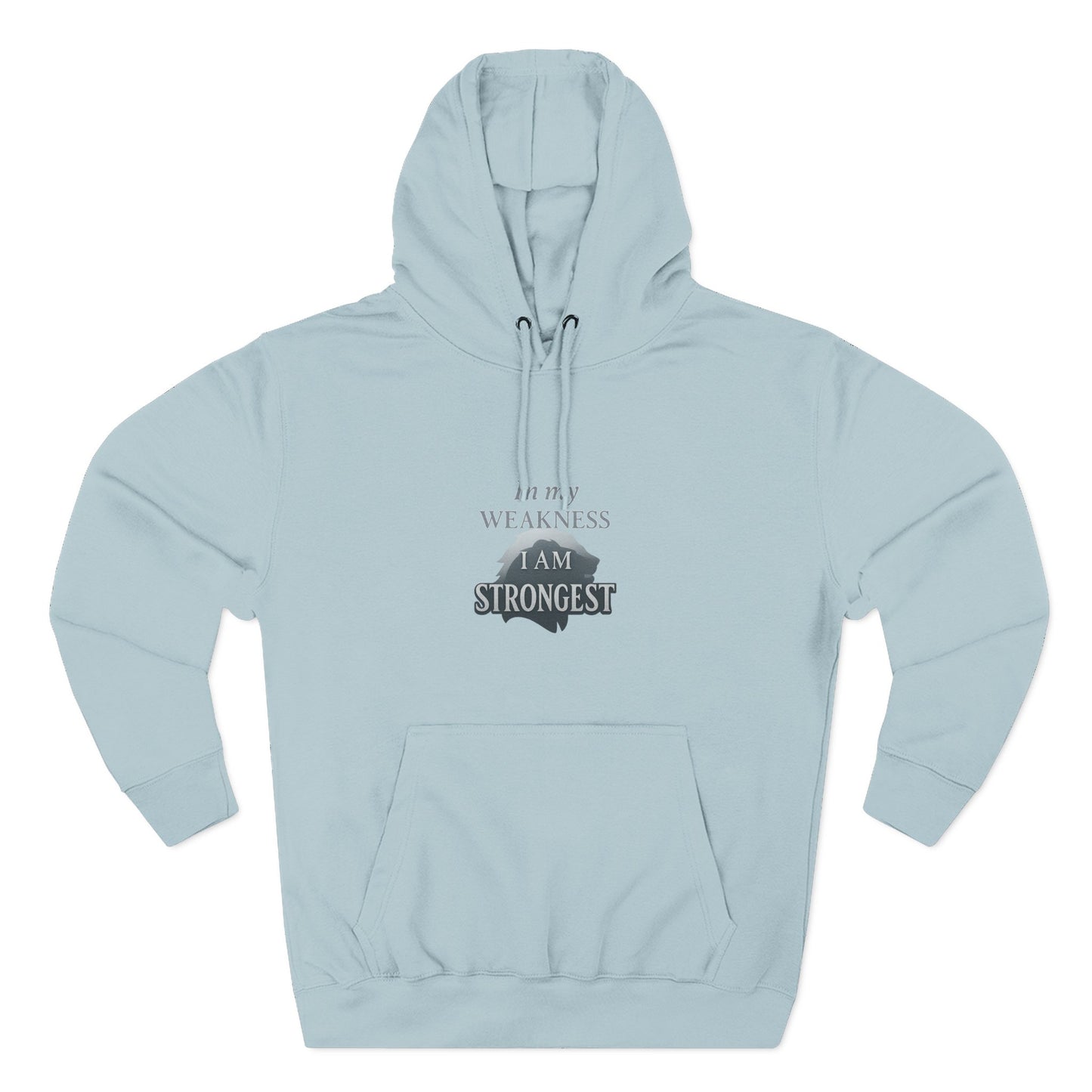 Three-Panel Fleece Hoodie