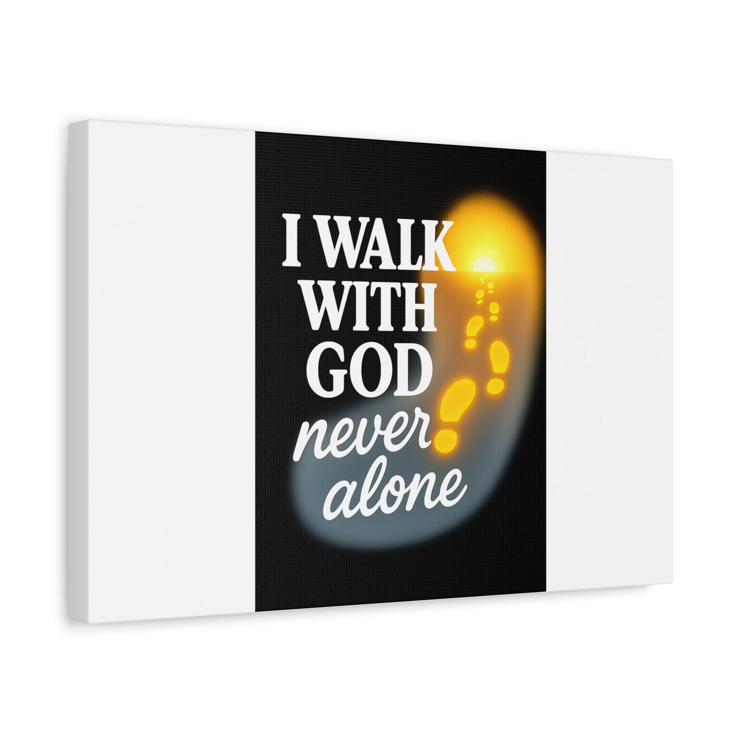 I Walk With God – Matte Canvas Wall Art