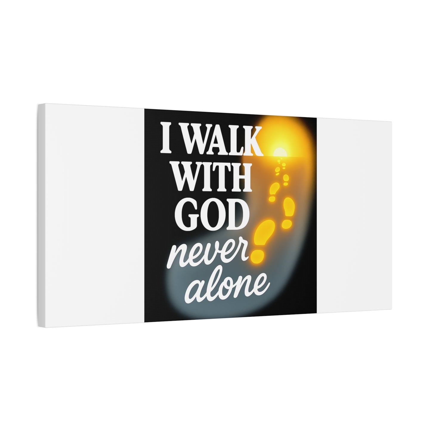 I Walk With God – Matte Canvas Wall Art