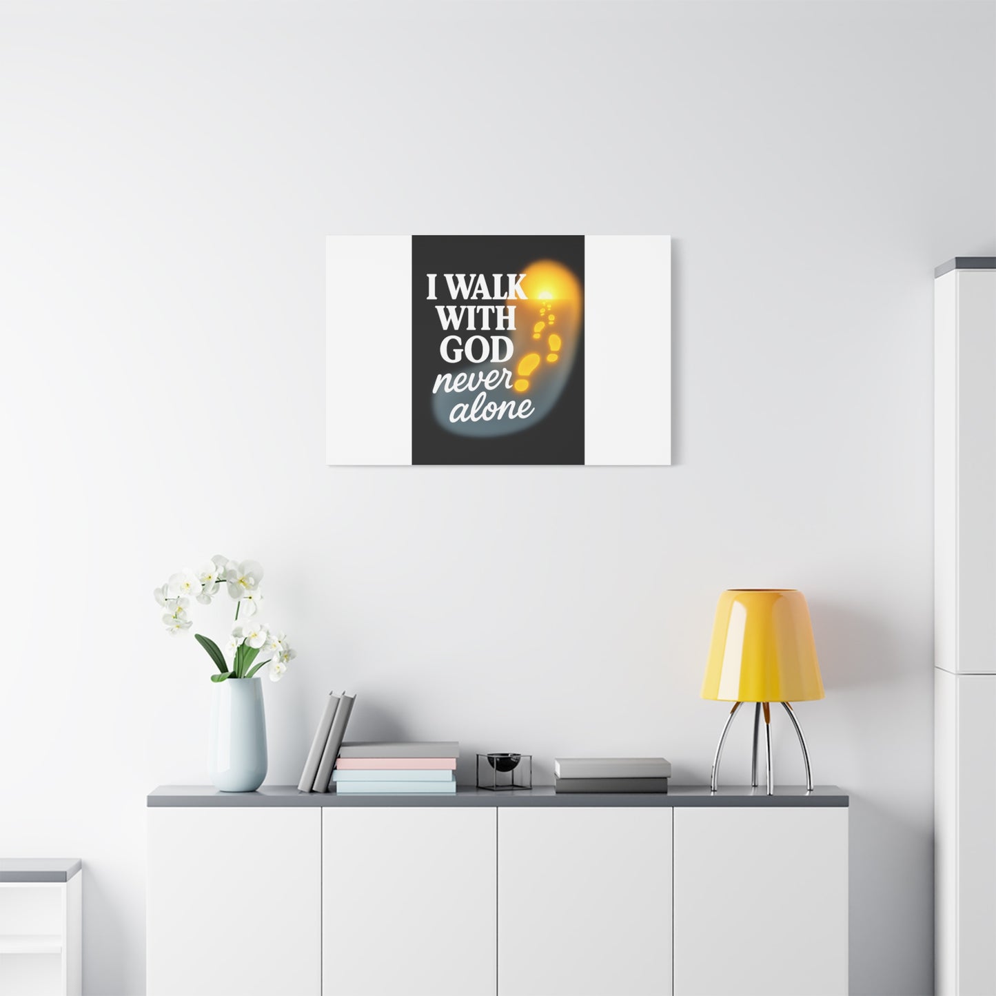 I Walk With God – Matte Canvas Wall Art