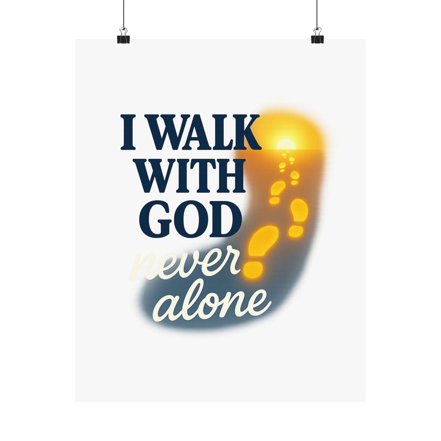 Inspirational Wall Art Poster, God Quote Decor, Faith Motivation Print, Religious Home Decor, Spiritual Gift
