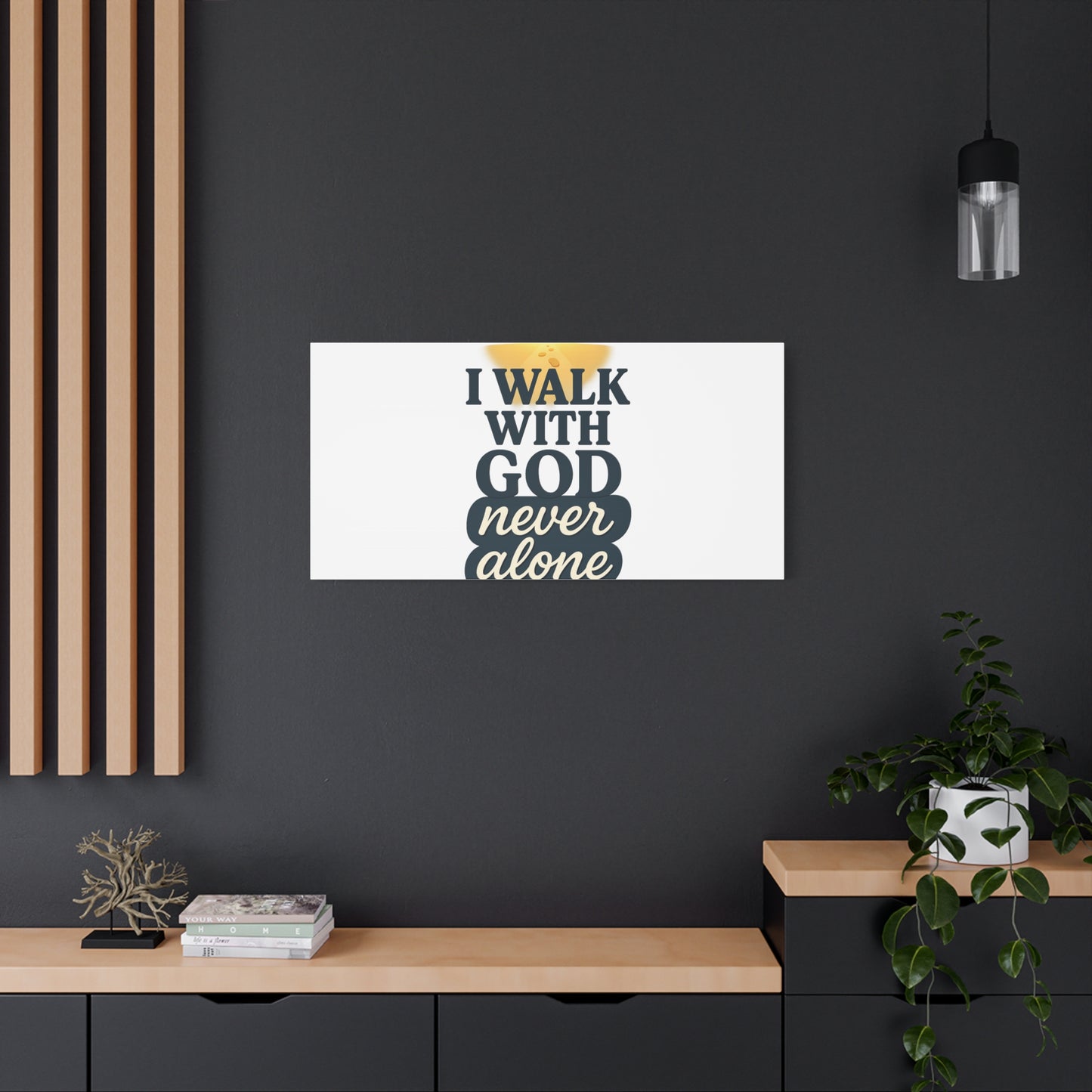 I Walk With God – Matte Canvas Wall Art