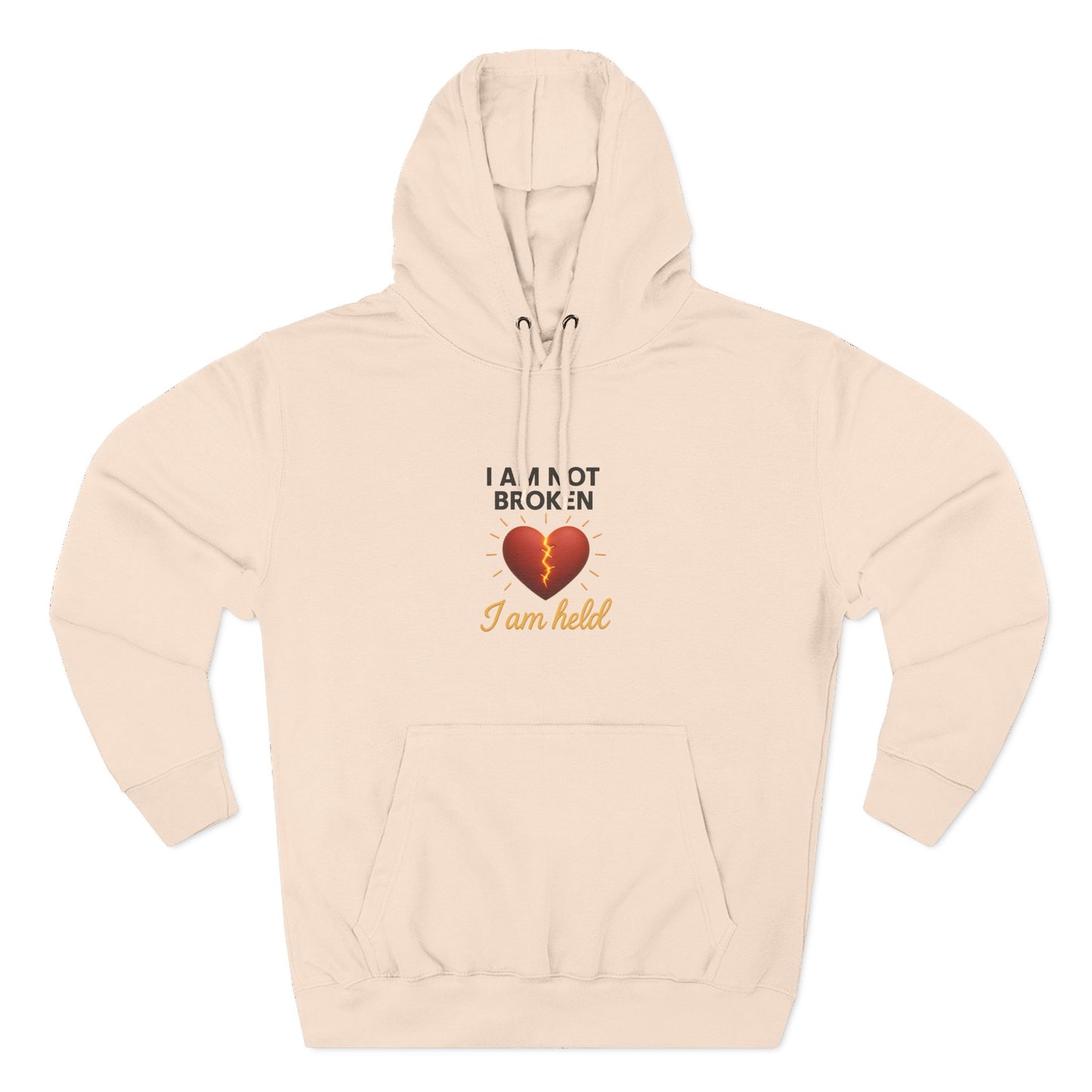 I Am Not Broken – Inspirational Hoodie for Strength, Healing & Self-Love
