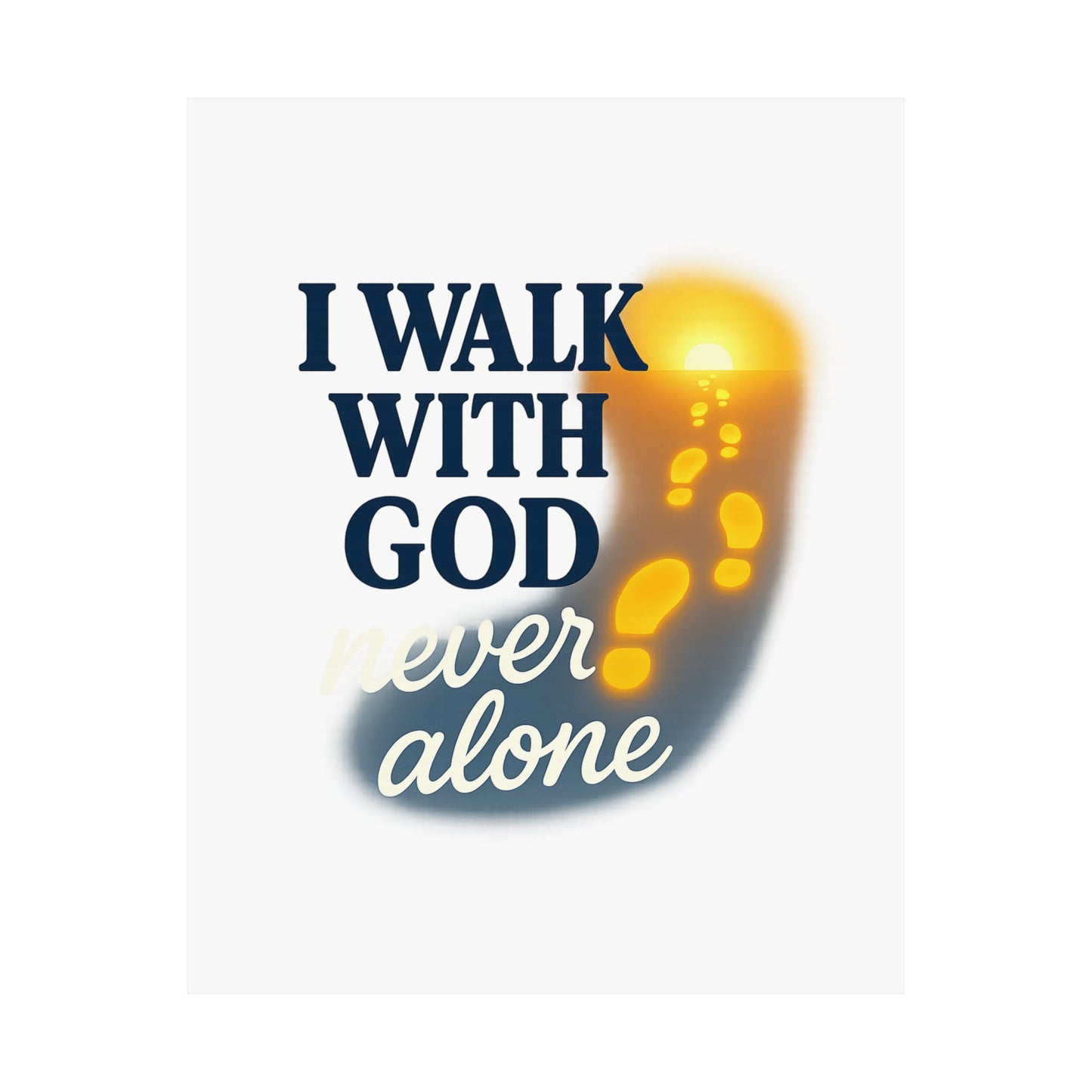 Inspirational Wall Art Poster, God Quote Decor, Faith Motivation Print, Religious Home Decor, Spiritual Gift