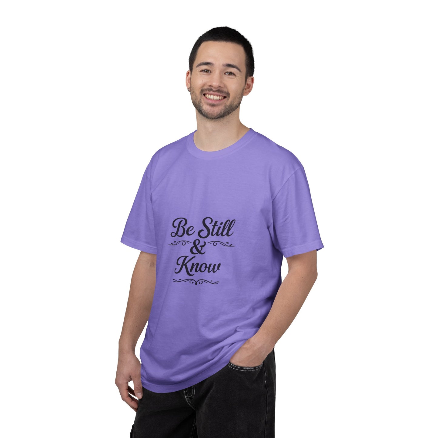 Be Still & Know T-Shirt — Inspirational Faith Graphic Tee