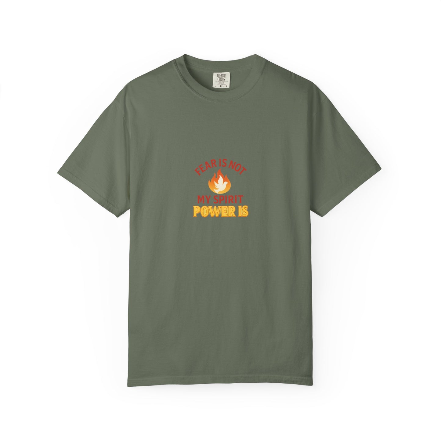 Fear Is Not My Spirit T-Shirt – Empowering Inspirational Unisex Tee for Everyday Confidence