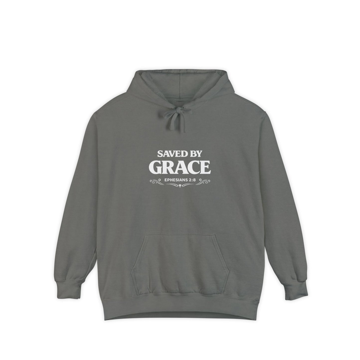 Saved by Grace Hoodie — Christian Faith Graphic Hoodie