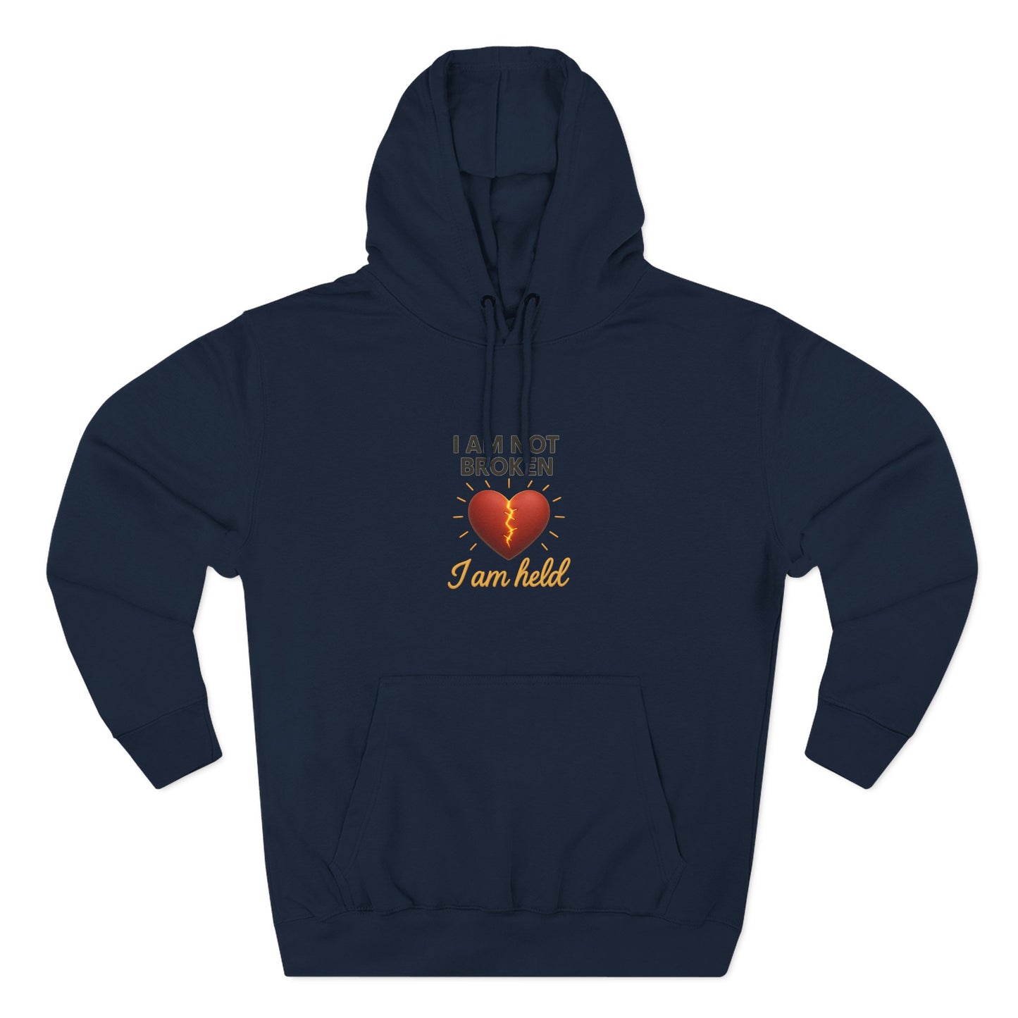 I Am Not Broken – Inspirational Hoodie for Strength, Healing & Self-Love
