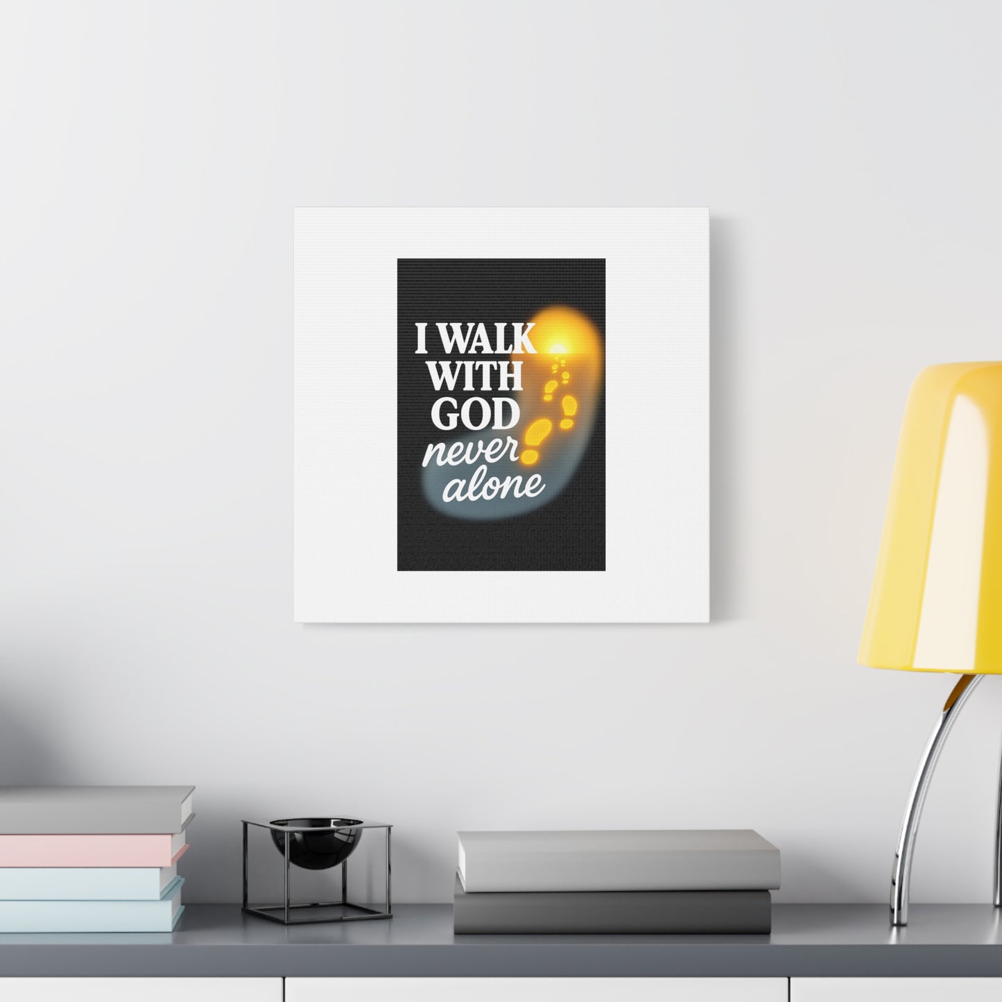 I Walk With God – Matte Canvas Wall Art