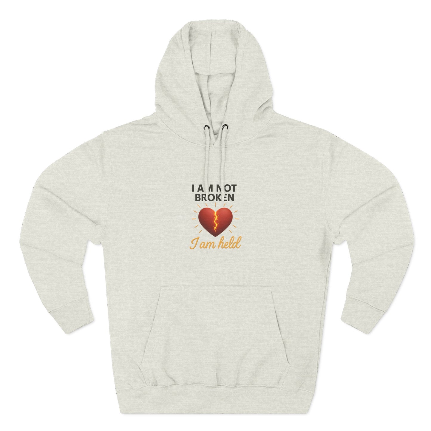 I Am Not Broken – Inspirational Hoodie for Strength, Healing & Self-Love