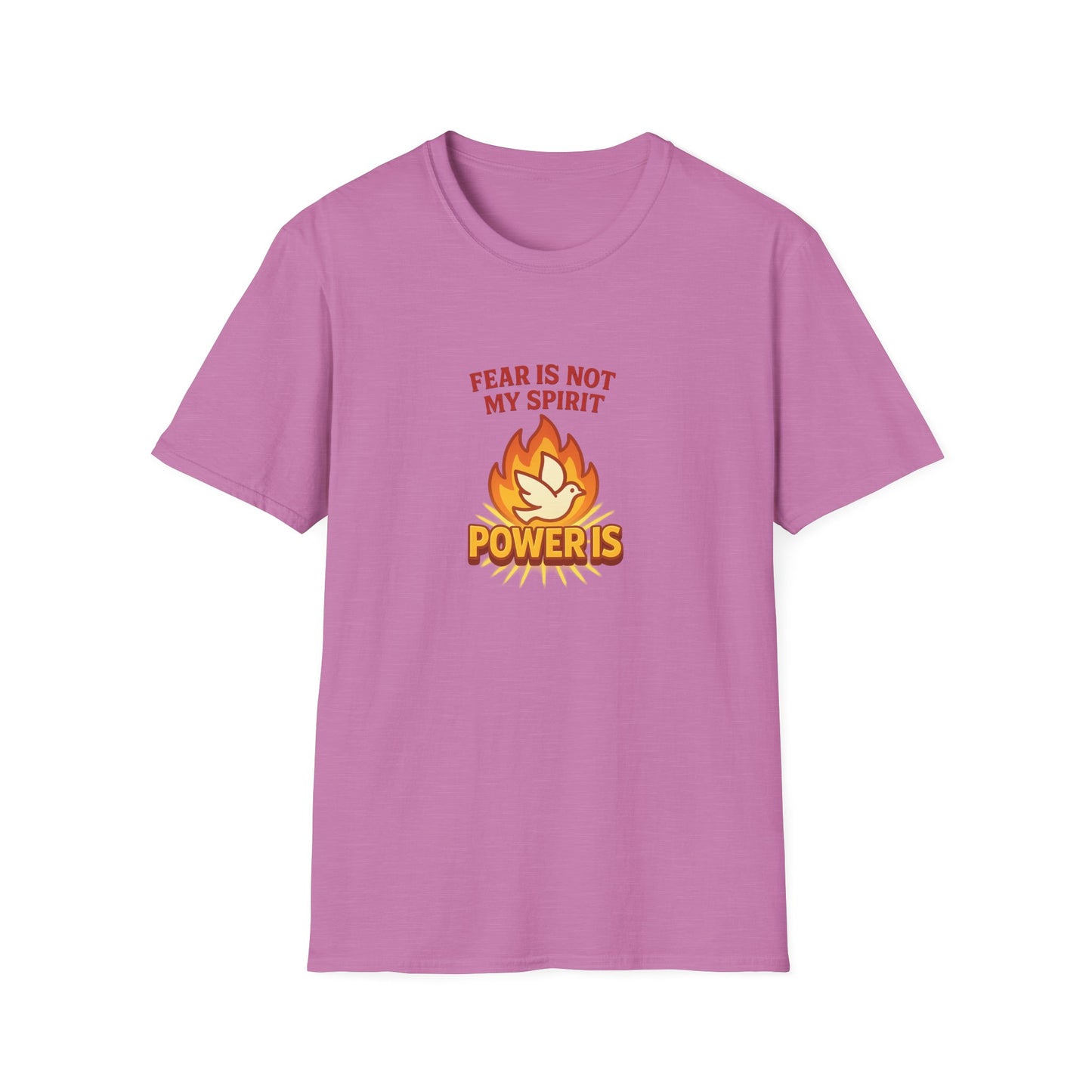 Fear Is Not My Spirit T-Shirt – Empowering Unisex Motivational Tee for Strength & Confidence
