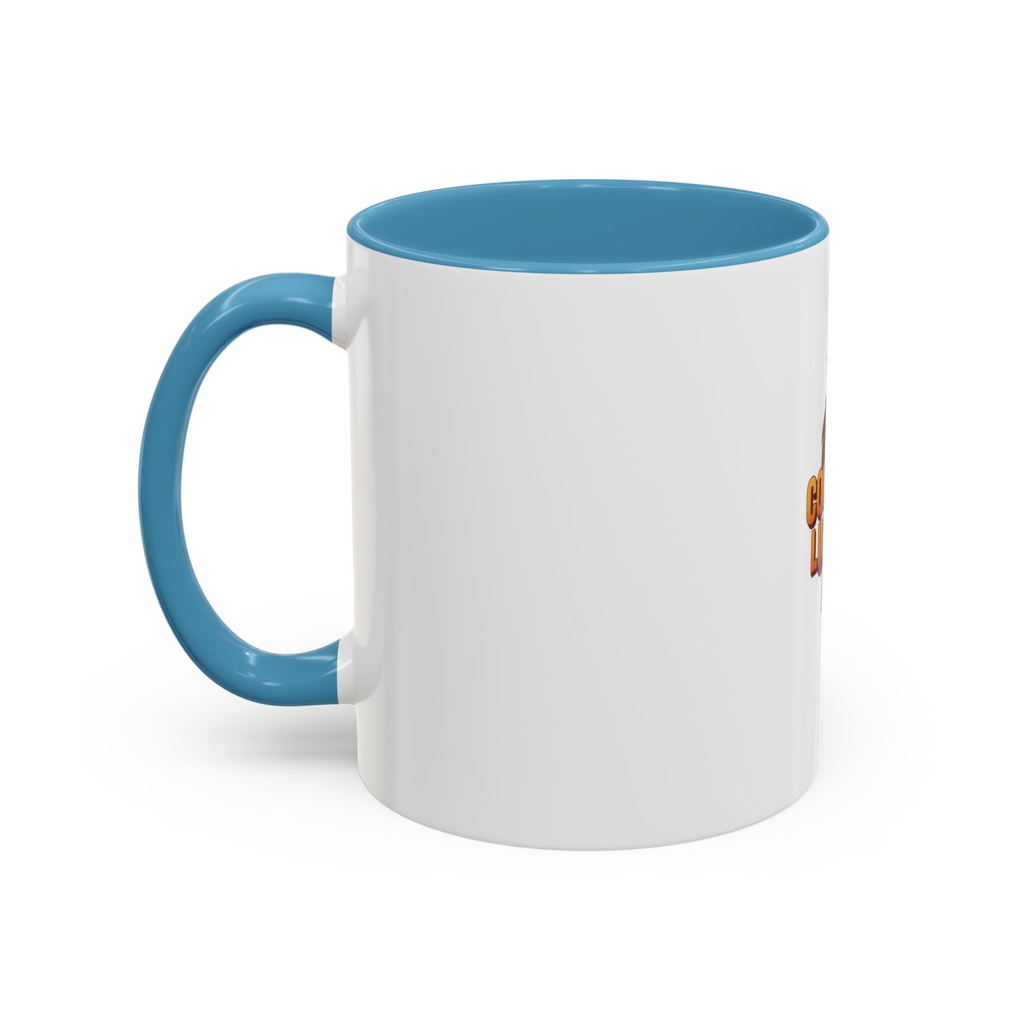 Courage-Inspired Accent Coffee Mug – A Daily Reminder to Stay Strong
