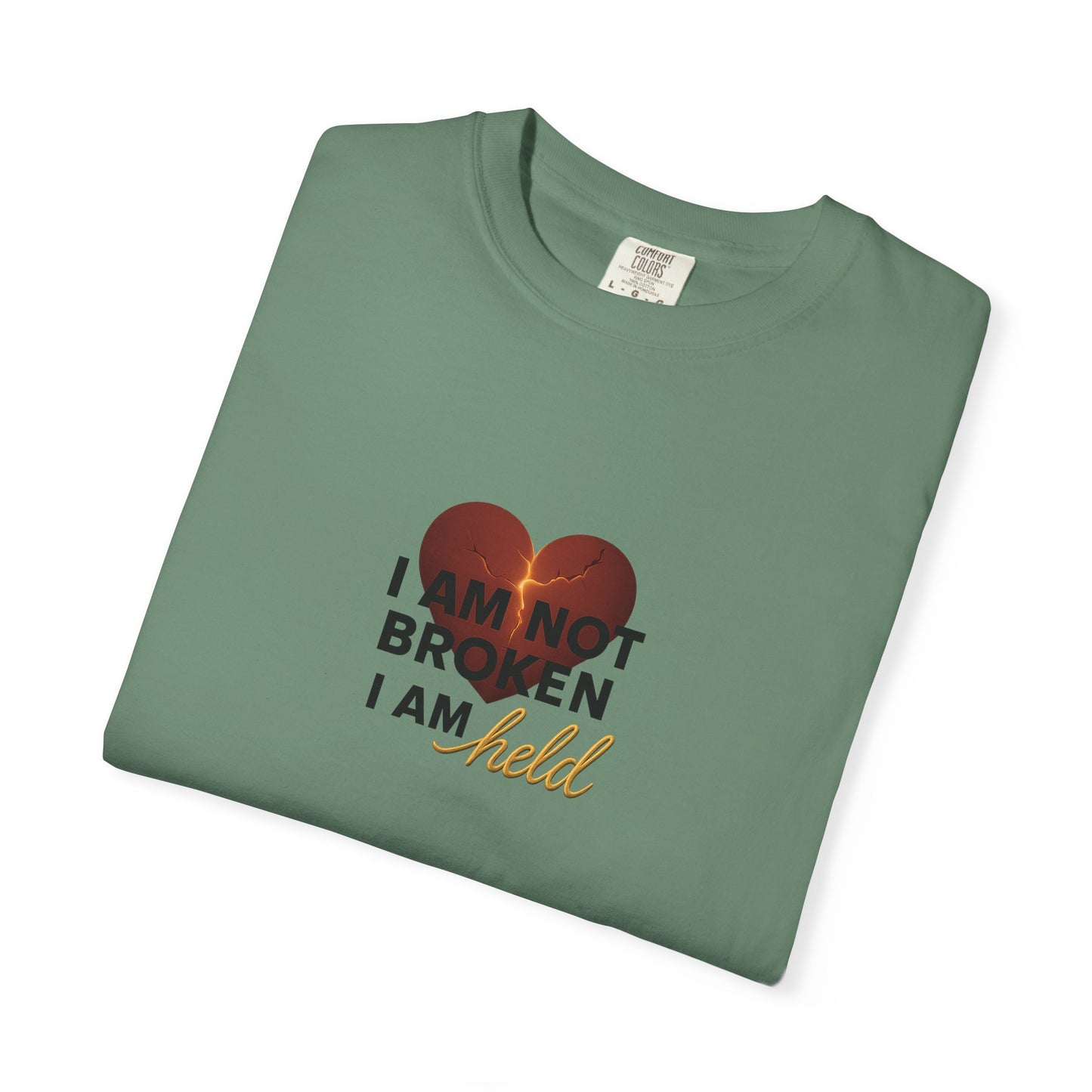 Heartfelt Garment-Dyed T-Shirt – Inspirational Unisex Tee for Comfort, Expression & Everyday Wear