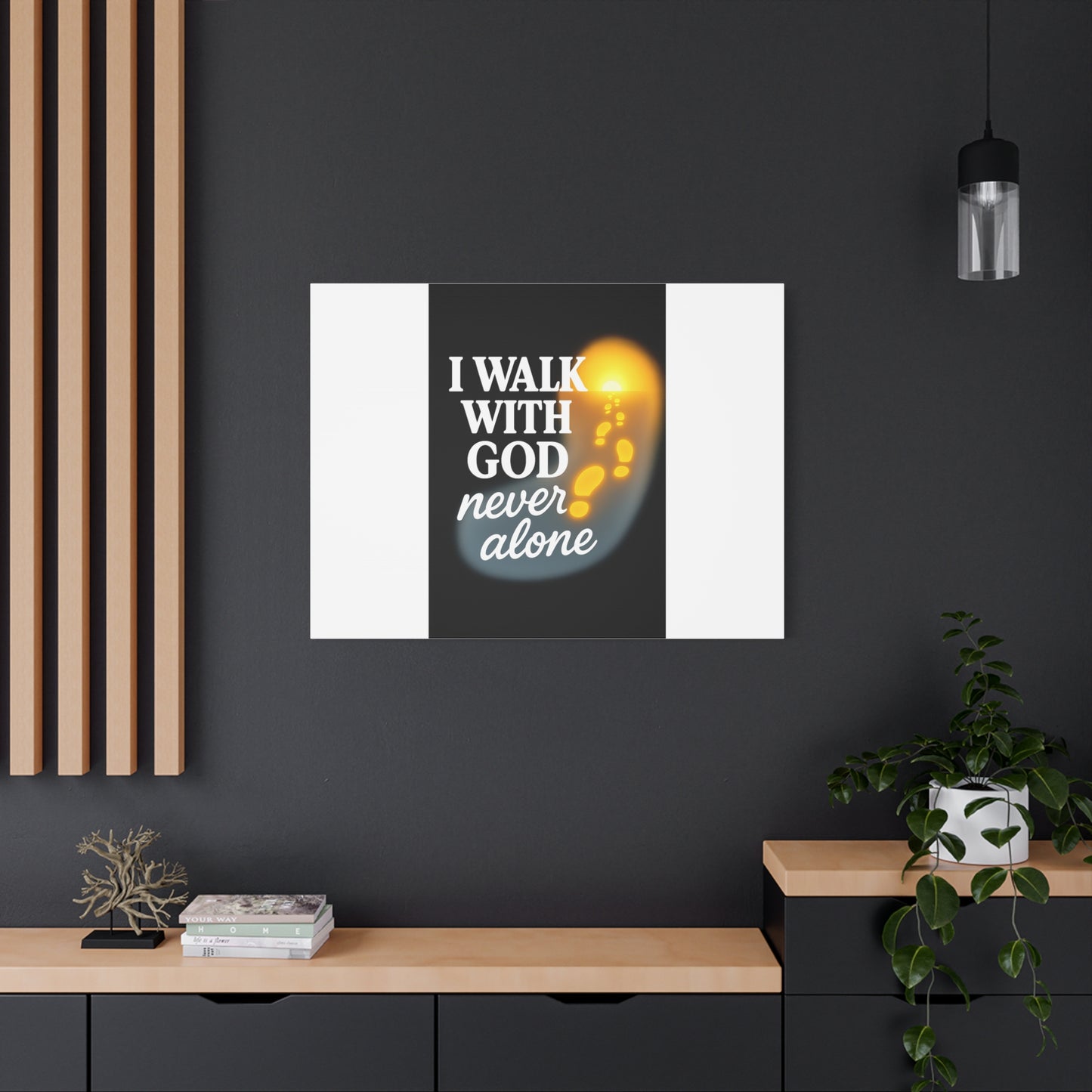 I Walk With God – Matte Canvas Wall Art