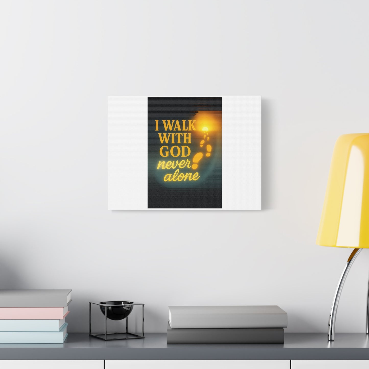 I Walk With God – Matte Canvas Wall Art