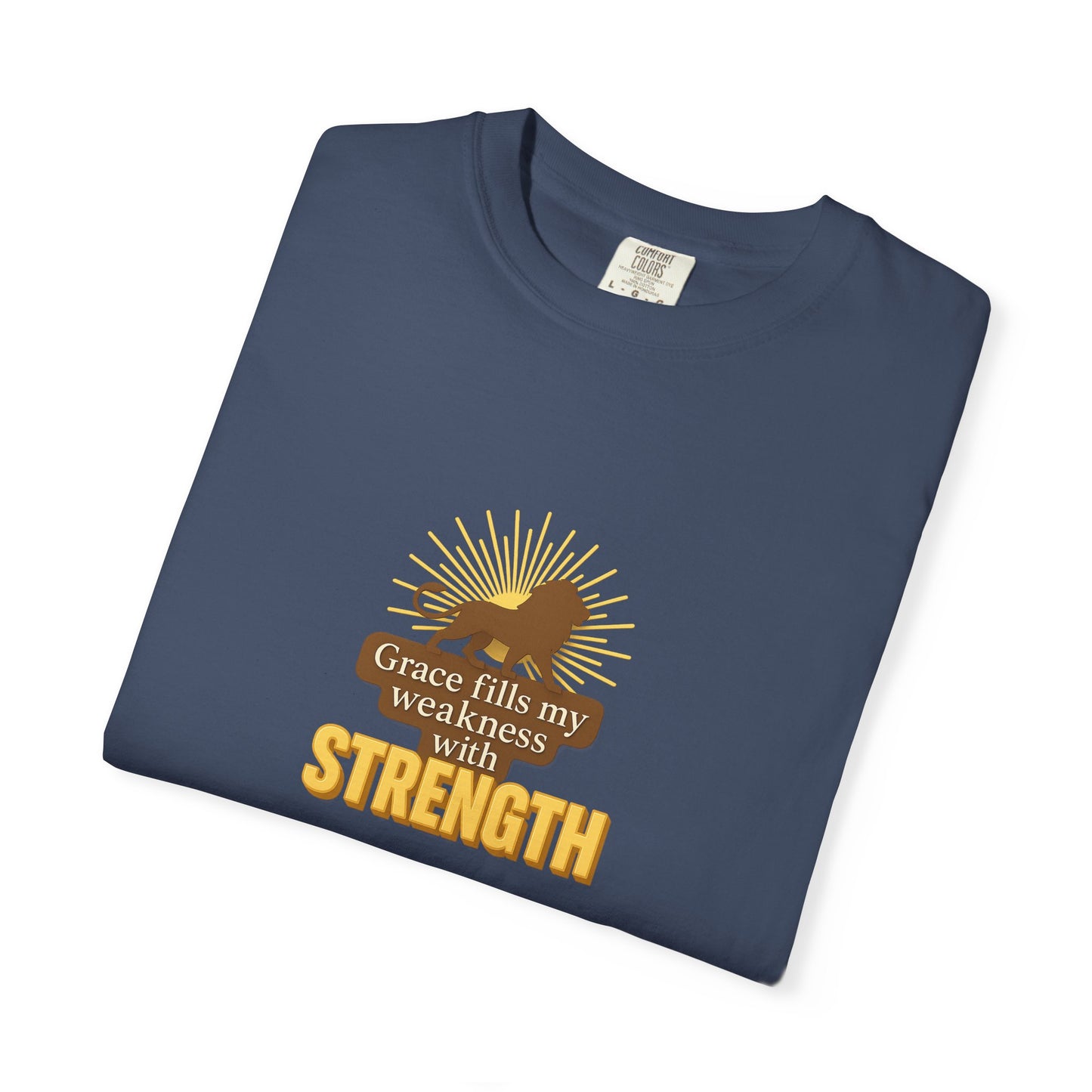 Inspirational Garment-Dyed T-Shirt, Faith Shirt, God Story Tee, Christian Apparel, Motivational Graphic Tee