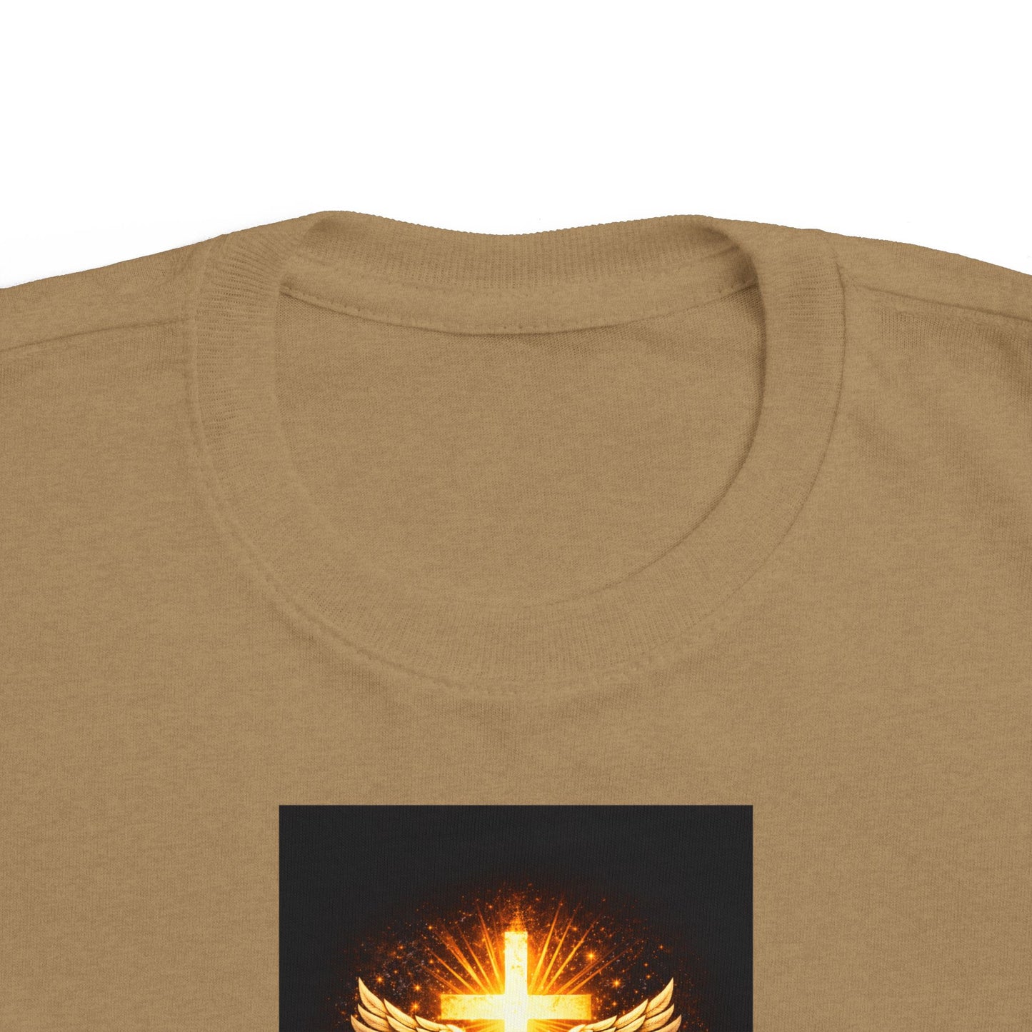 Toddler T‑Shirt — Jesus Saves, Flame Dove Christian Tee