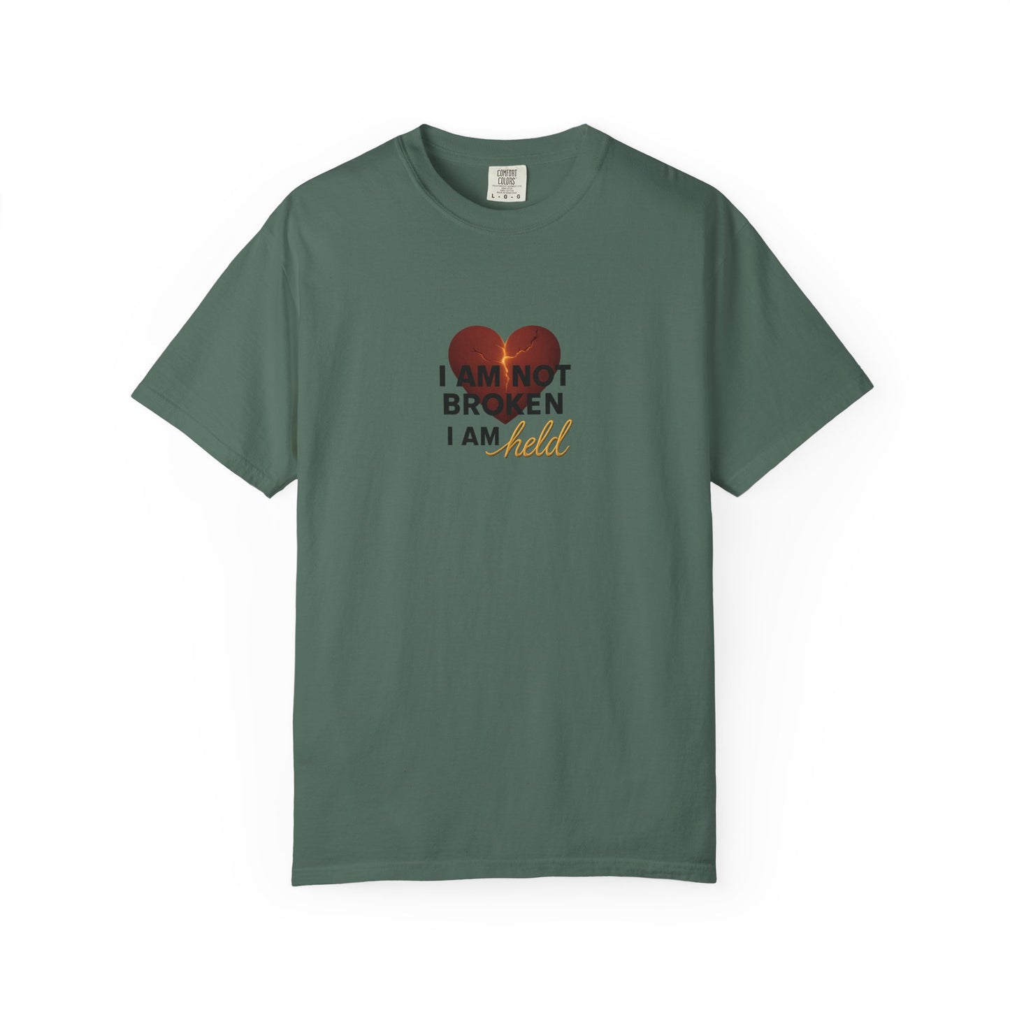 Heartfelt Garment-Dyed T-Shirt – Inspirational Unisex Tee for Comfort, Expression & Everyday Wear
