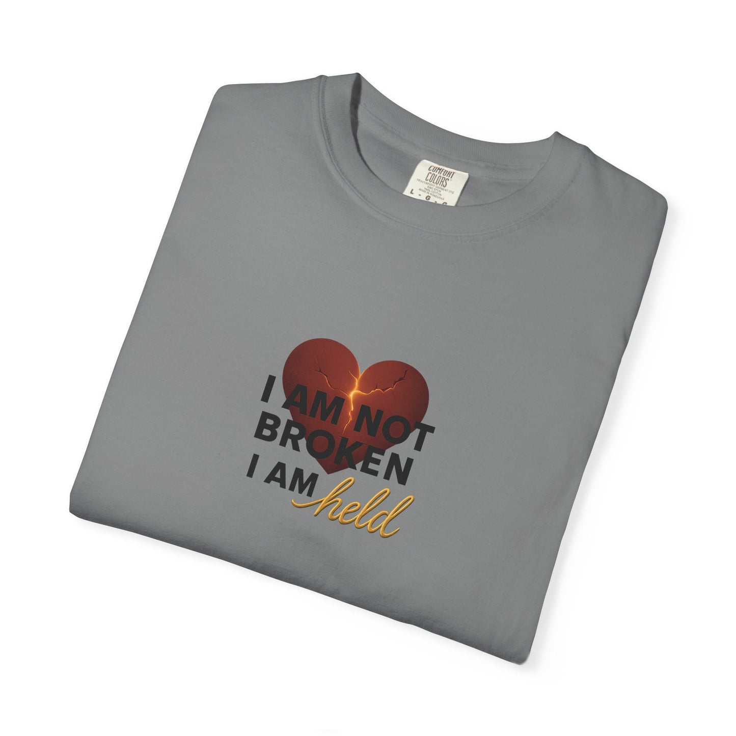 Heartfelt Garment-Dyed T-Shirt – Inspirational Unisex Tee for Comfort, Expression & Everyday Wear