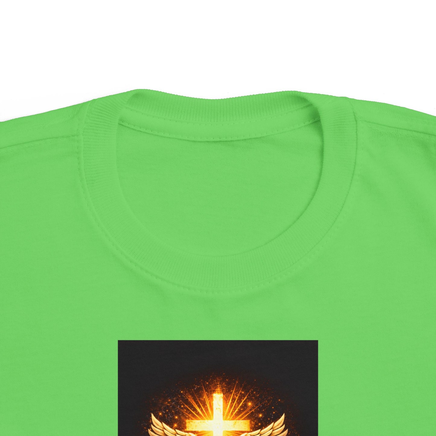 Toddler T‑Shirt — Jesus Saves, Flame Dove Christian Tee