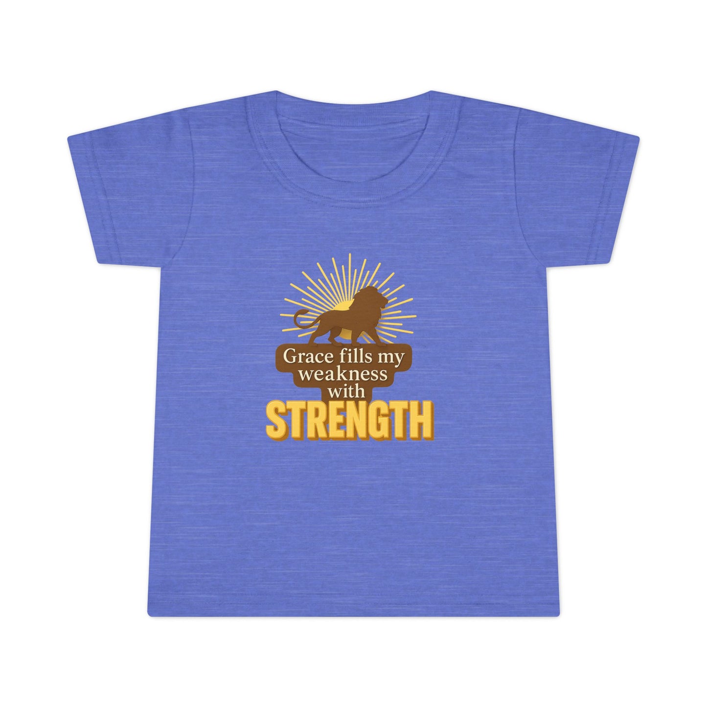 Toddler T-Shirt – Grace Fills My Weakness with Strength