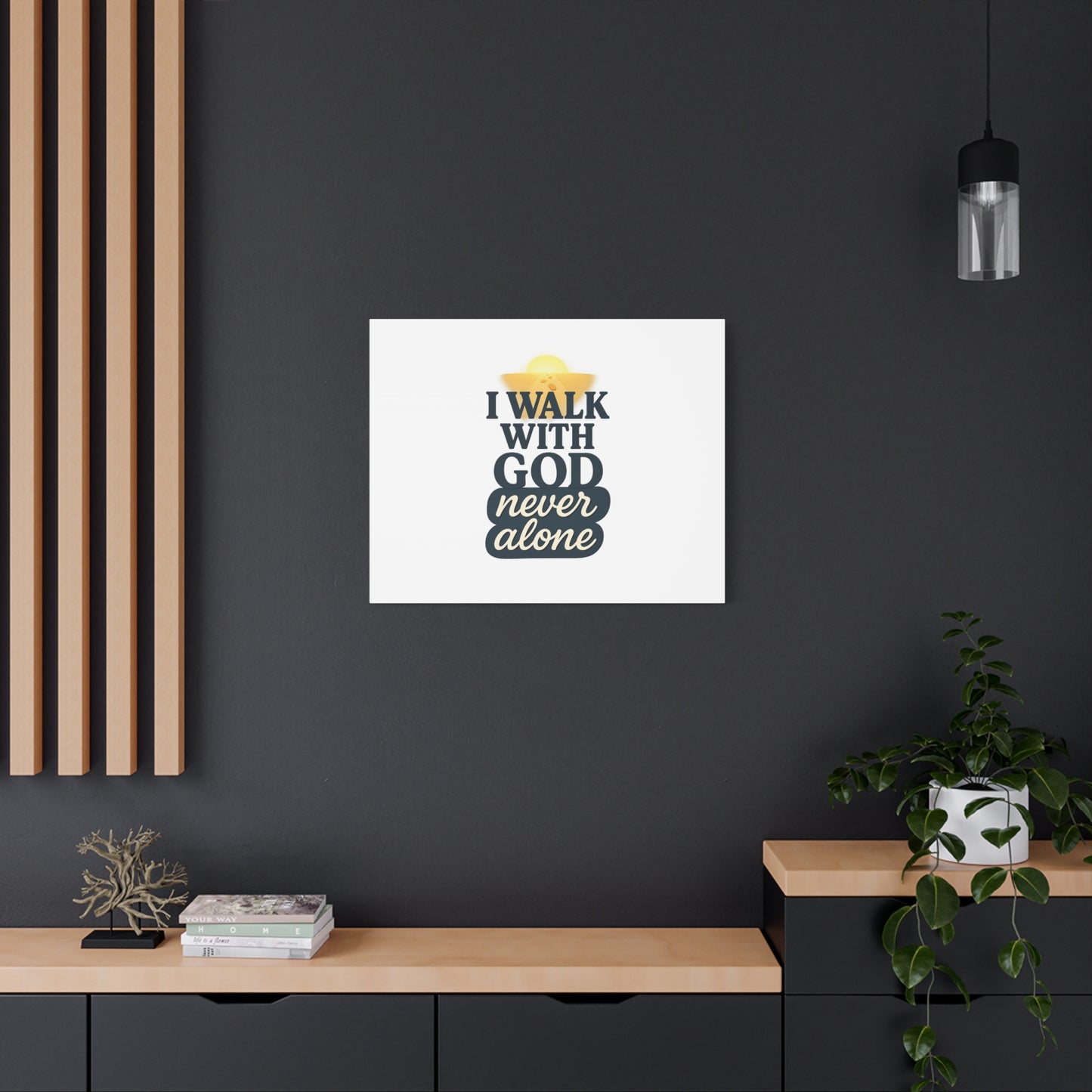 I Walk With God – Matte Canvas Wall Art