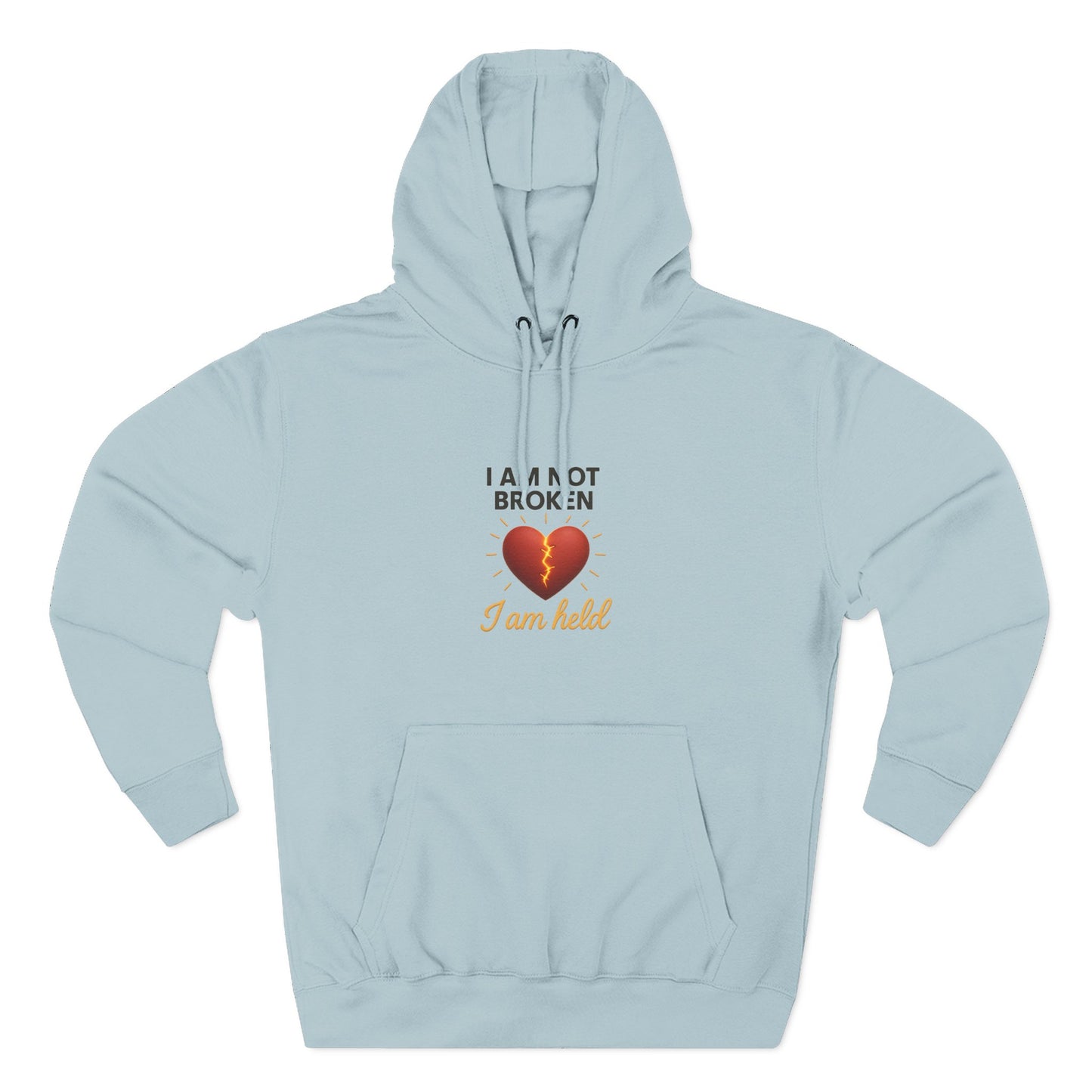 I Am Not Broken – Inspirational Hoodie for Strength, Healing & Self-Love