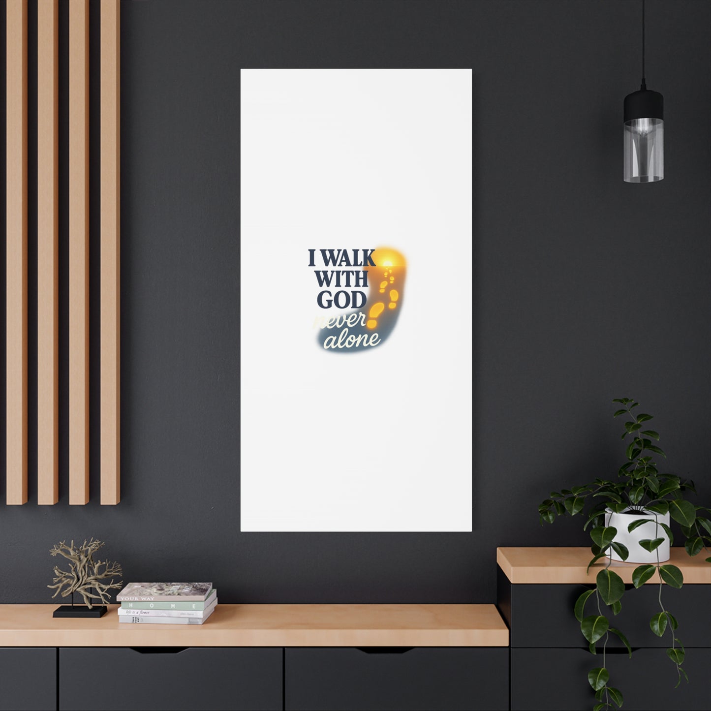 I Walk With God – Matte Canvas Wall Art