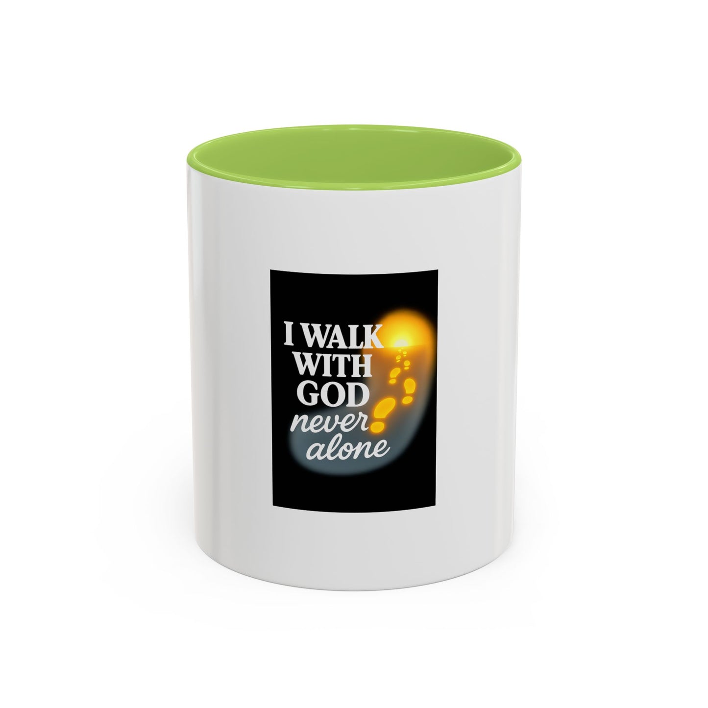 Inspirational Coffee Mug - I Walk With God, Faith Mug, Christian Gift, Encouragement Cup, Religious Decor, Daily Devotional