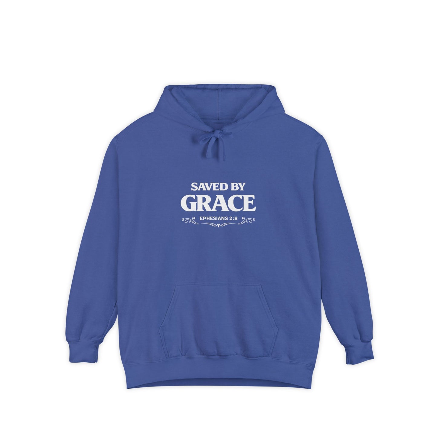 Saved by Grace Hoodie — Christian Faith Graphic Hoodie