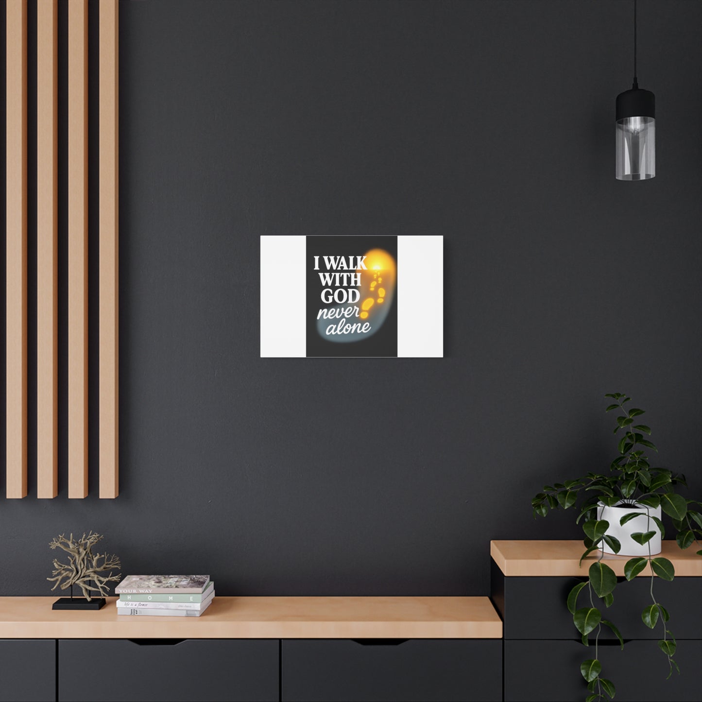 I Walk With God – Matte Canvas Wall Art