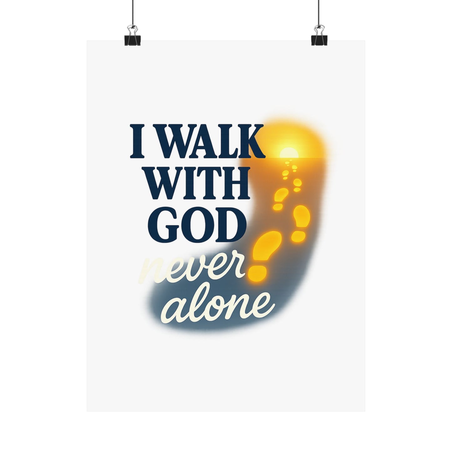 Inspirational Wall Art Poster, God Quote Decor, Faith Motivation Print, Religious Home Decor, Spiritual Gift