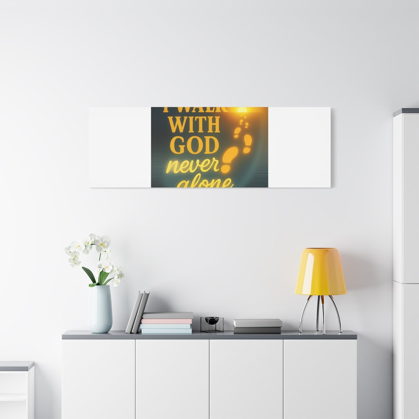 I Walk With God – Matte Canvas Wall Art