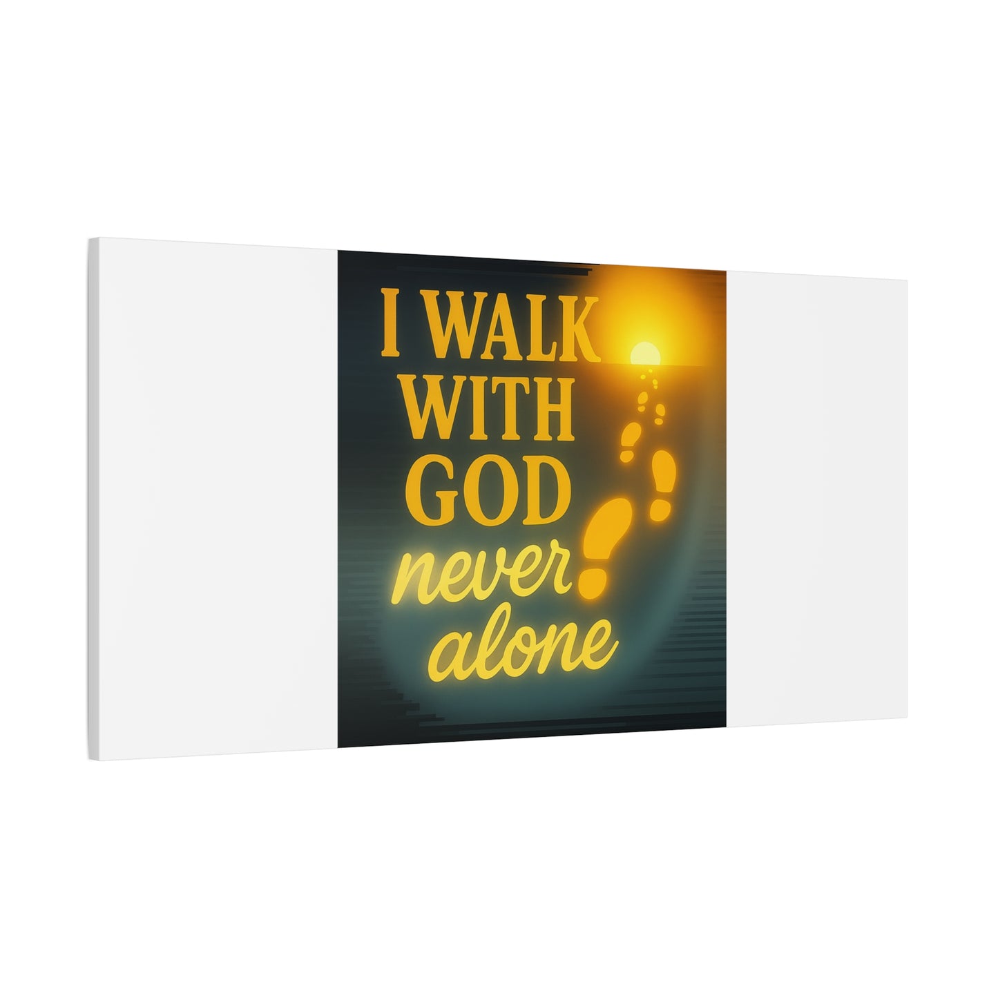 I Walk With God – Matte Canvas Wall Art
