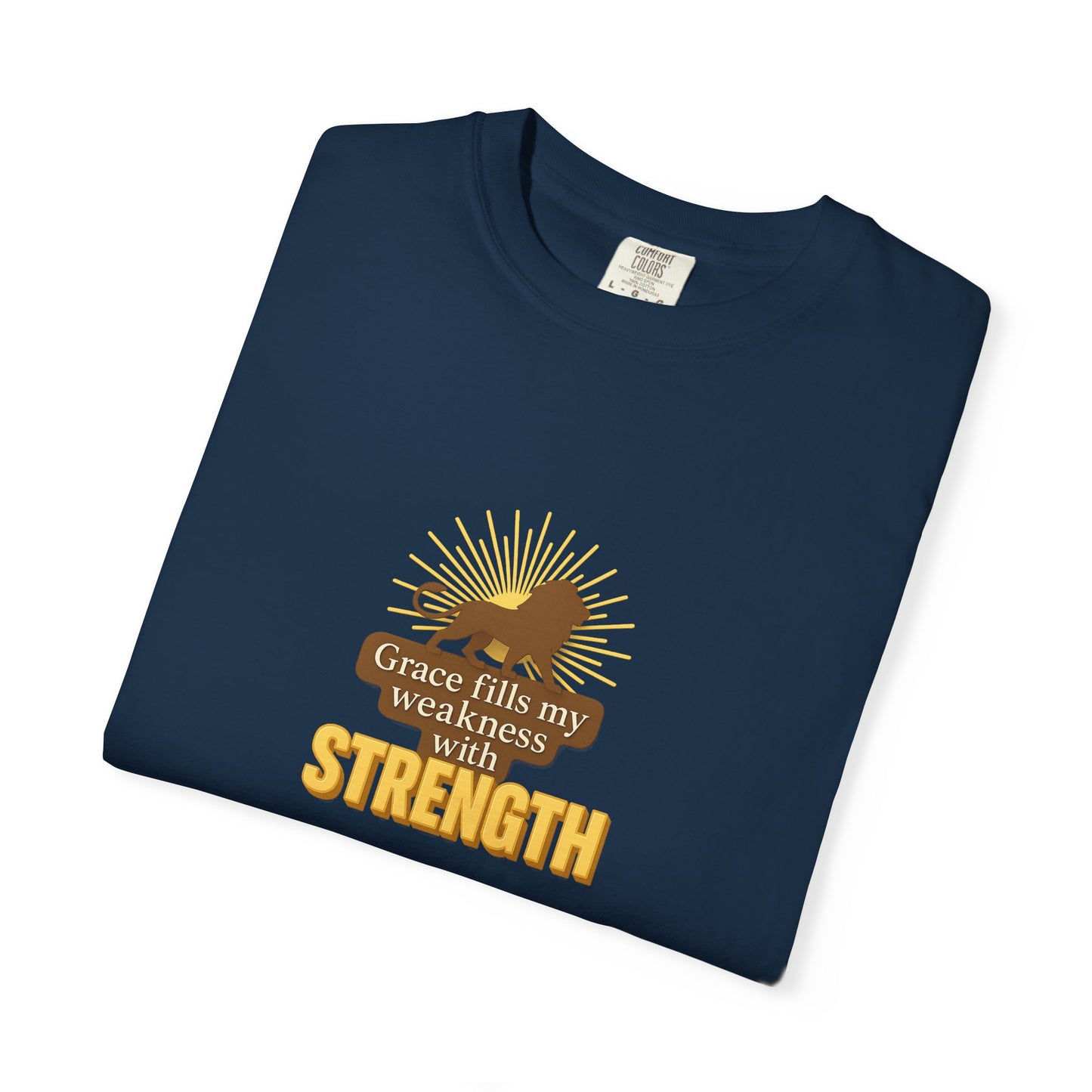Inspirational Garment-Dyed T-Shirt, Faith Shirt, God Story Tee, Christian Apparel, Motivational Graphic Tee