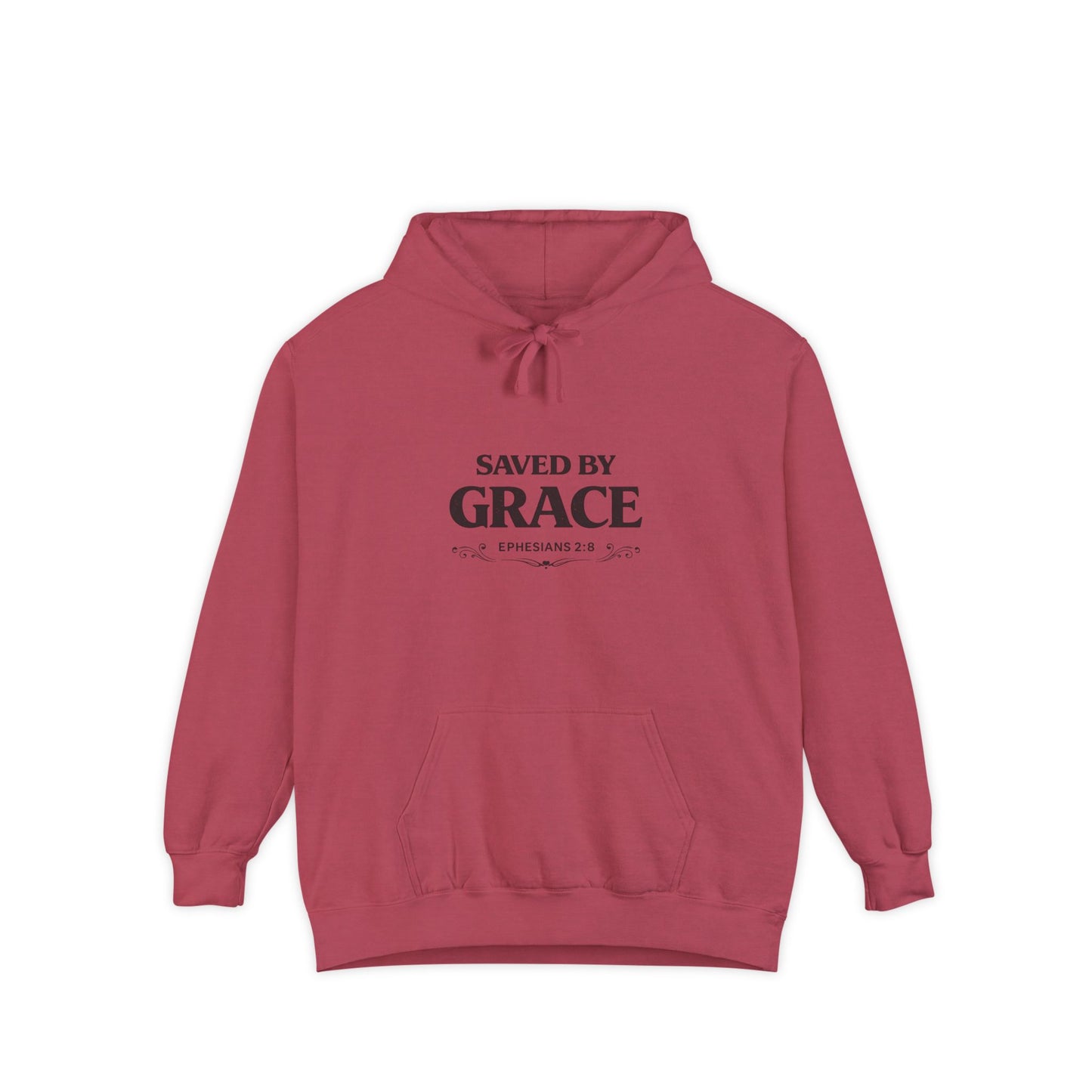 Saved By Grace Hoodie — Christian Faith Pullover (Ephesians 2:8-9)
