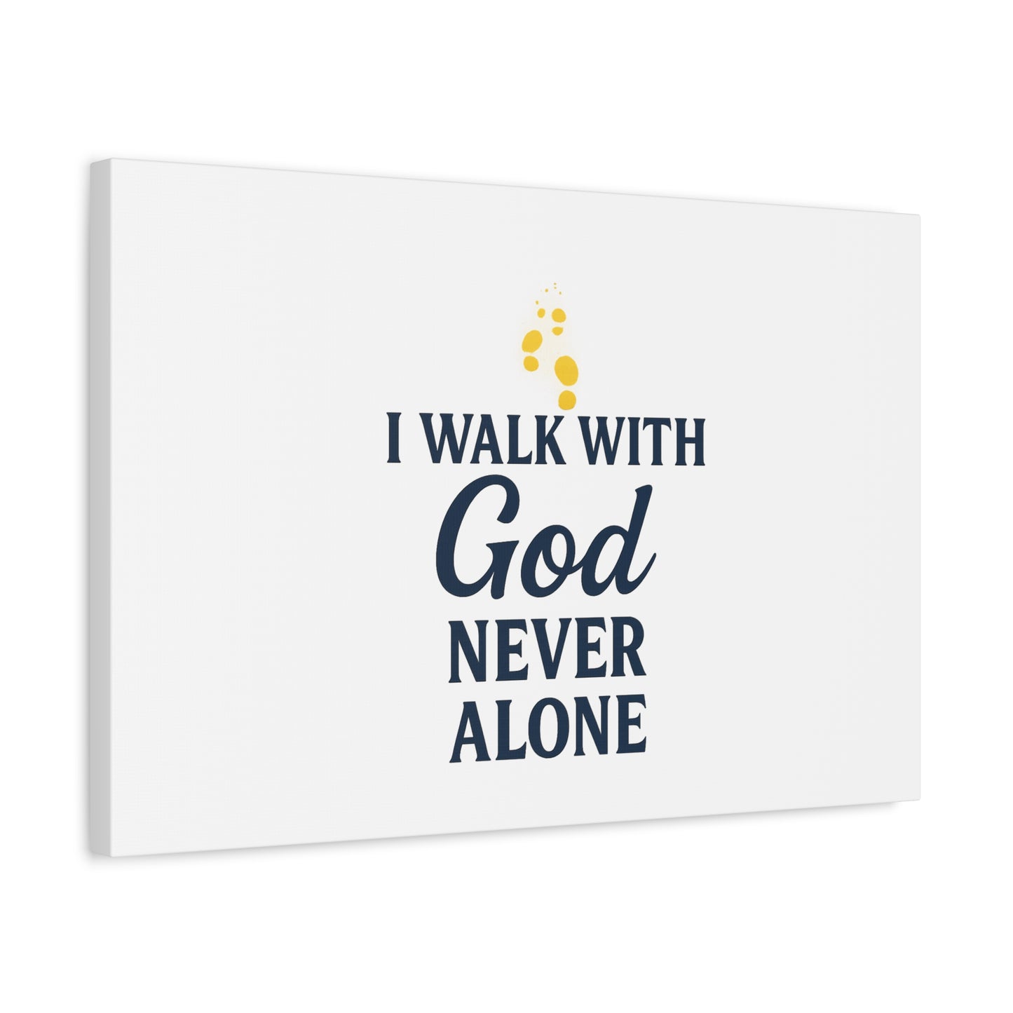 I Walk With God – Matte Canvas Wall Art