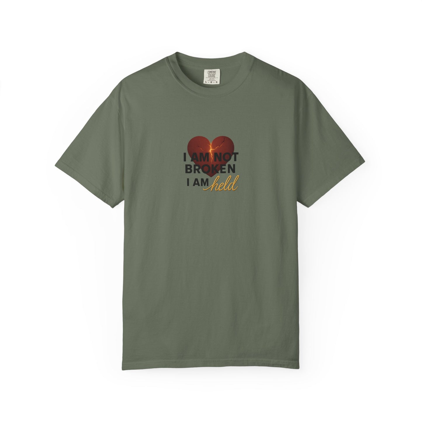 Heartfelt Garment-Dyed T-Shirt – Inspirational Unisex Tee for Comfort, Expression & Everyday Wear