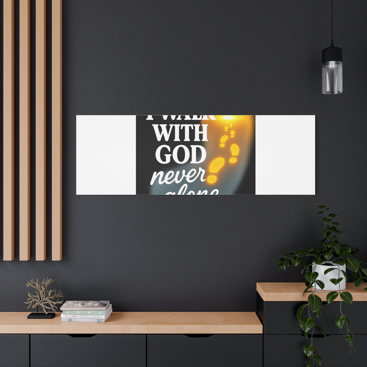 I Walk With God – Matte Canvas Wall Art
