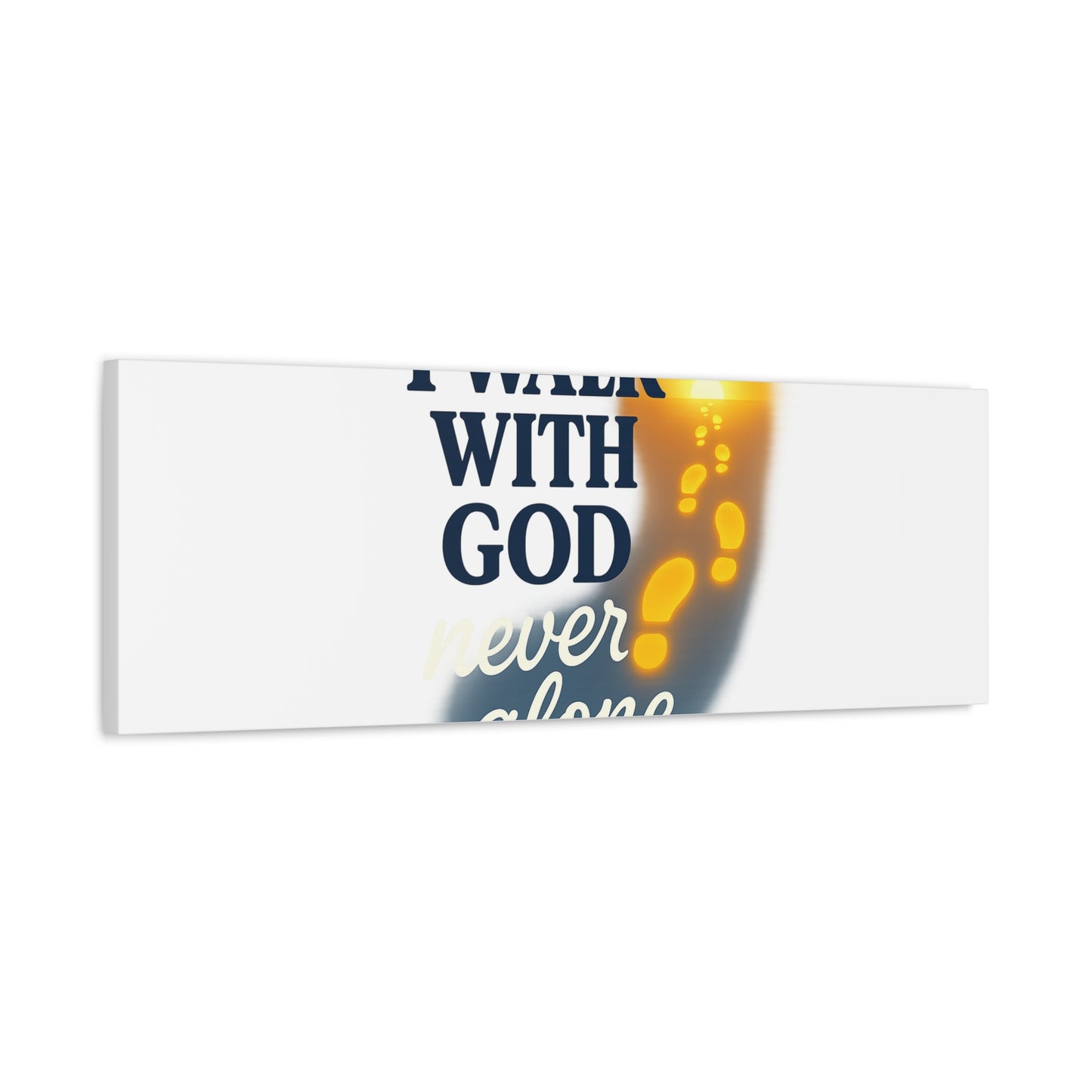 I Walk With God – Matte Canvas Wall Art