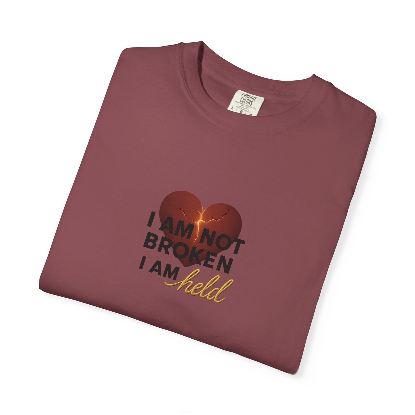 Heartfelt Garment-Dyed T-Shirt – Inspirational Unisex Tee for Comfort, Expression & Everyday Wear