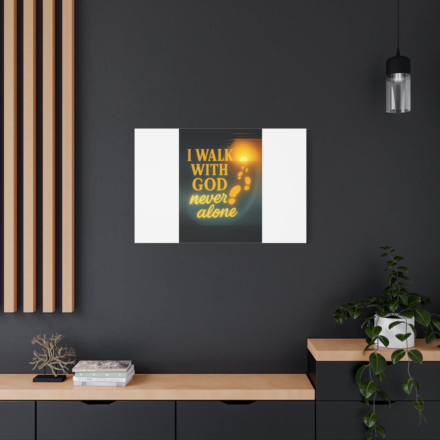 I Walk With God – Matte Canvas Wall Art